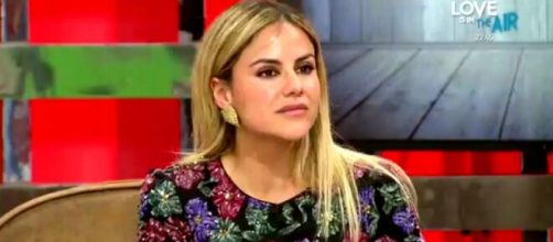 Mónica Hoyos, este miércoles en 'Sálvame' (Twitter @Monicahoyos1501)