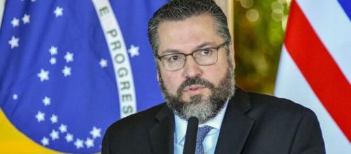 Ernesto Araújo divulga sua carta de demissão (Reprodução/U.S. Department of State)