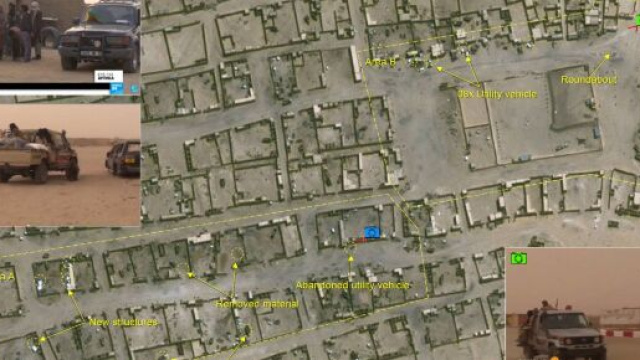 Un'immagine del satellite spagnolo che controlla le rotte dei migranti dall'Africa verso l'Europa (elpais.es)