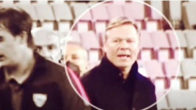 Ronald Koeman dérape et insulte Lopetegui. Crédit: capture d'écran