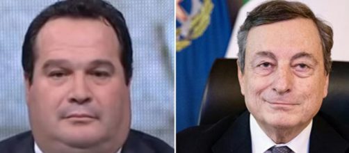 Claudio Durigon e Mario Draghi.