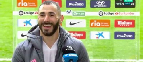 L'interview d'après match de Karim Benzema fait le buzz - capture d'écran vidéo