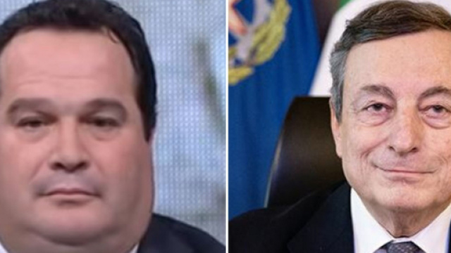 Claudio Durigon e Mario Draghi.