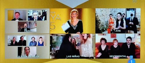 Un momento de la gala de los Goya 2021 donde 'Las niñas' fue premiada. (Flickr)