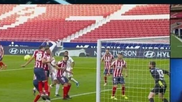 L'Atlético attaque le Real Madrid avec un message très clair et direct. Capture d'écran
