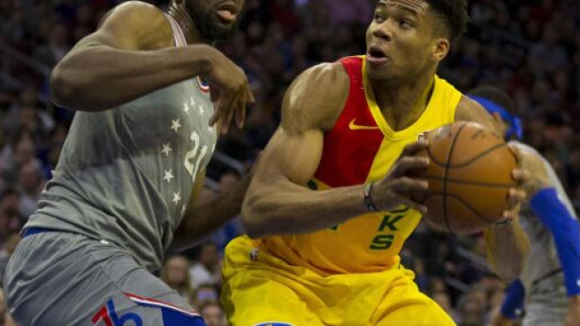 Giannis Antetokounmpo e Joel Embiid, due dei protagonisti della Eastern Conference.