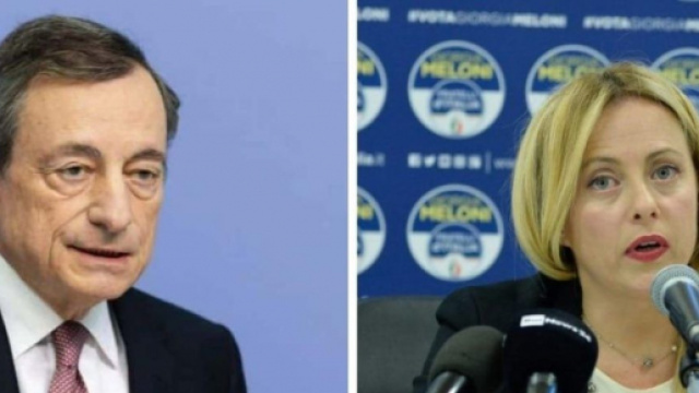 Giorgia Meloni e il 'Pesce d'aprile' di Draghi agli italiani.