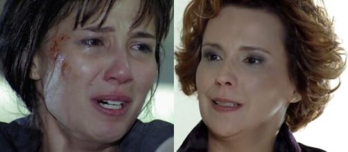 Manuela e Eva em 'A Vida da Gente'. (Fotomontagem/Reprodução/Rede Globo)