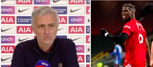 Grosse tension entre Manchester United et Tottenham - Photo capture d'écran vidéo Twitter et Instagram Pogba