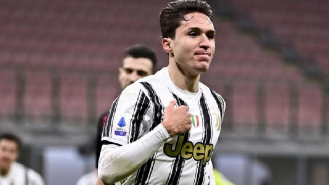 Federico Chiesa, centrocampista della Juventus.