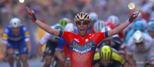 Vincenzo Nibali, la vittoria alla Milano - Sanremo del 2018.