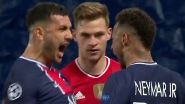 La joie de Neymar devant Kimmich (Credit : Twitter RMC Sport)