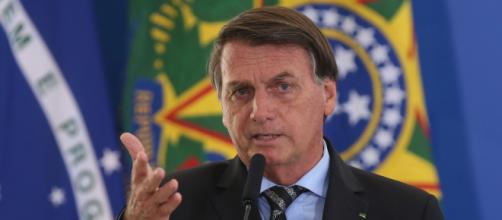 Bolsonaro dá declaração enigmática na entrada do Palácio da Alvorada (Fabio Rodrigues Pozzebom/Agência Brasil)