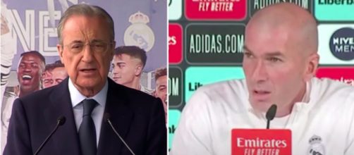 Florentino Perez en conflit avec Zidane - Photo captures d'écran vidéo YouTube