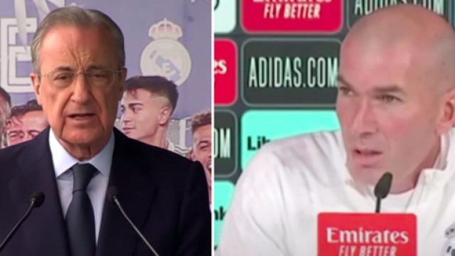 Florentino Perez en conflit avec Zidane - Photo captures d'écran vidéo YouTube