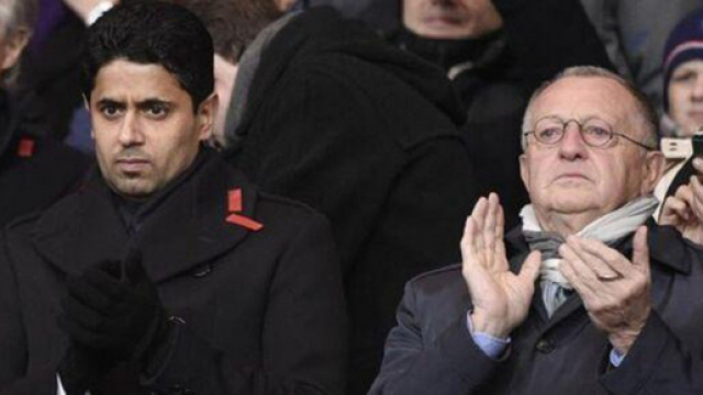 PSG - Bayern : Jean-Michel Aulas félicite Paris (Credit : Twitter officiel Le Parisien)