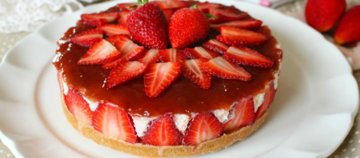 Ricetta Cheesecake Alle Fragole Un Dolce Estivo Molto Goloso