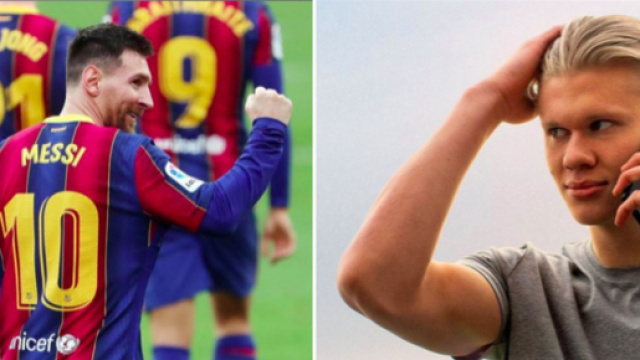 Haaland et Messi bientôt réunis sous le maillot du FC Barcelone ? - Photo captures d'écran Instagram