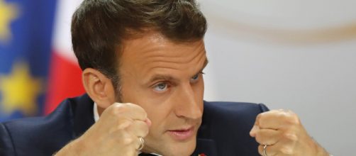 Il Presidente della Repubblica francese Emmanuel Macron.