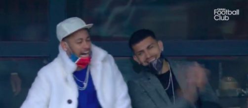 La joie de Neymar après la victoire du PSG - Photo capture d'écran vidéo Canal+