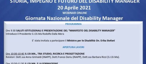 Locandina webinar indetto da S.I.Di.Ma.