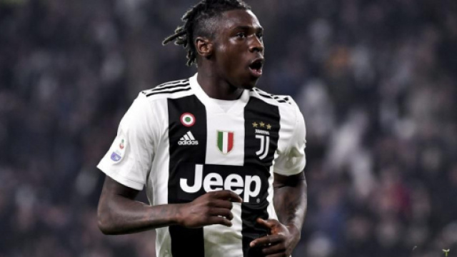 Moise Kean, ex punta della Juventus.