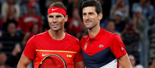 Nadal e Djokovic: scontro a distanza tra i due.