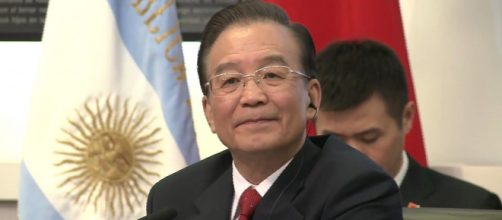 Then-Premier Wen Jiabao is shown here during an official visit to Argentina in 2012 (Image source: Casa Rosada - República Argentina/YouTube)