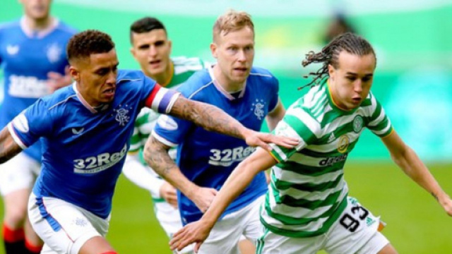 Le Celtic et les Rangers pourraient bientôt former la "British Super League" (Credit : Twitter The Sun)