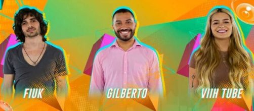 Fiuk, Gilberto e Viih Tube estão no paredão do 'BBB21' (Reprodução/Gshow)