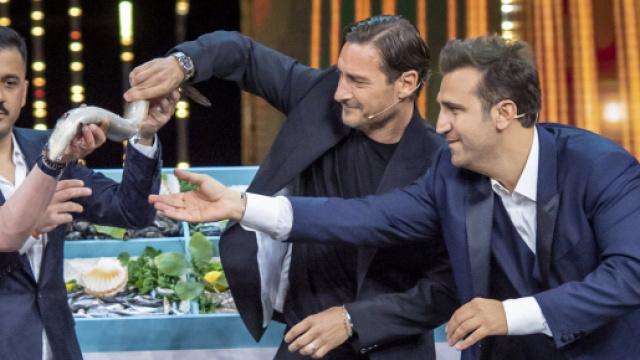 Francesco Totti ospite di Pio e Amedeo.