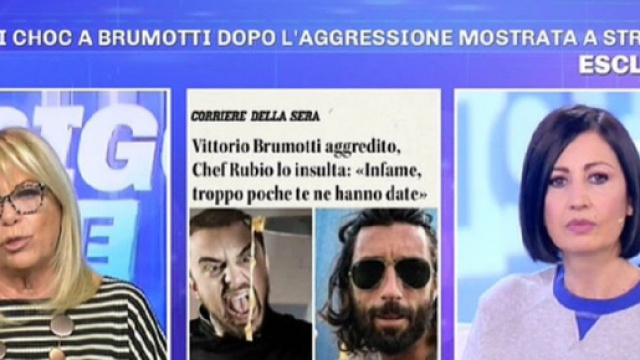 Ospite di Barbara d'Urso a Pomeriggio 5, Rita Dalla Chiesa parla del caso Brumotti.