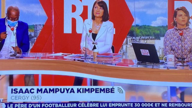 Le père de Presnel Kimpembe a fait le buzz dans l'émission 'Ça peut vous arriver'. (capture M6 émission Julien Courbet)