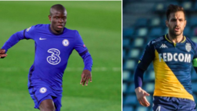 N'golo kanté fait le buzz - photo capture d'écran instagram fabregas et Twitter