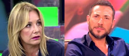 Belen Rodríguez opina que Antonio David está obsesionado con Rocío Carrasco. (Fotos: Telecinco)