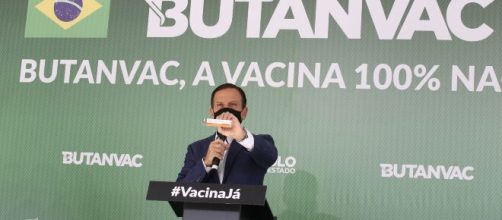 Doria disse que vacina não necessita de importação de ingredientes para sua produção (Divulgação/Governo do Estado de São Paulo)