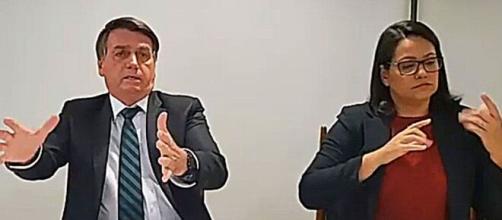 Presidente Jair Bolsonaro em sua live desta quinta-feira (29) (Reprodução/YouTube)