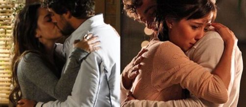 Rodrigo ficará divido entre Ana e Manu em 'A Vida da Gente' (Fotomontagem/Reprodução/Rede Globo)