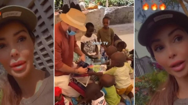 Nabilla Vergara émue aux larmes : elle visite un orphelinat au Kenya et adopte quatre enfants africains avec Thomas.