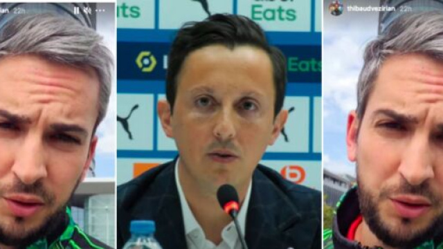 Thibaud Vézirian répond à Pablo Longoria - Photos captures d'écran vidéo Instagram ok