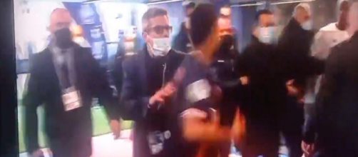 Neymar et Djalo se sont presque battus dans les vestiaires. (capture d'écran)