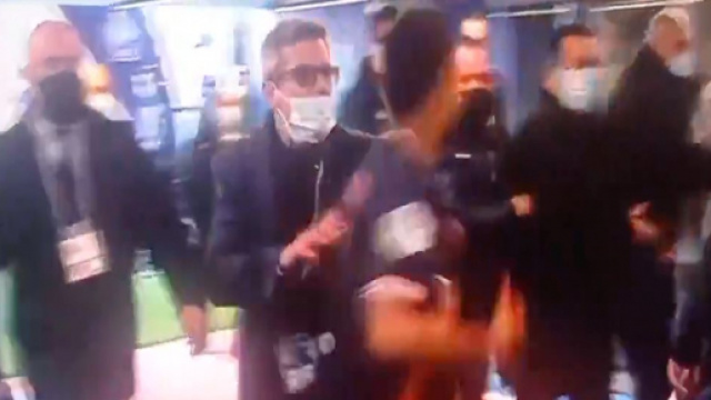 Neymar et Djalo se sont presque battus dans les vestiaires. (capture d'&eacute;cran)