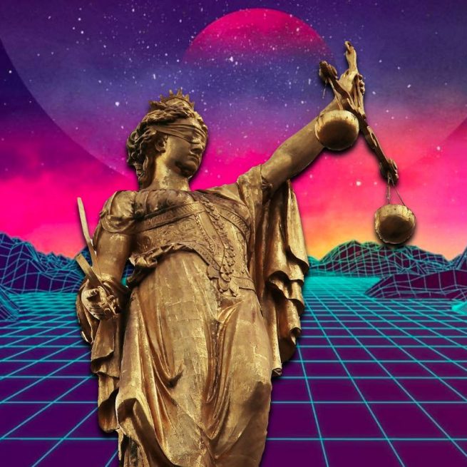 Un fotomontaggio del welfare ai tempi degli algoritmi. ©Blasting News (foto: ©Wikimedia Commons).