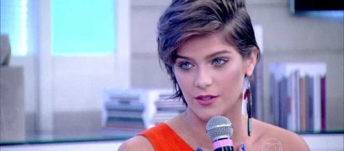 Isabella Santoni nasceu em maio (Reprodução/TV Globo)