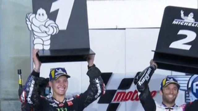 Moto GP - Doha : Quartaro devant Zarco, doublé français historique (Credit Twitter : Eurosport France)