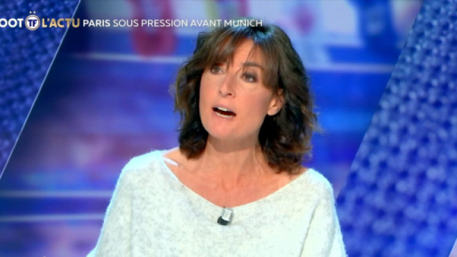 Téléfoot, les propops de Nathalie Iannetta ne passent pas - Photo capture d'écran Twitter Téléfoot
