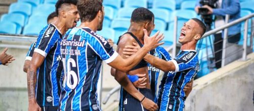 Grêmio teve amostrar interessantes no GreNal 430 (Lucas Uebel/Grêmio FBPA)