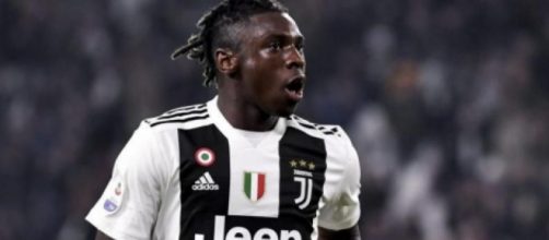 Moise Kean, ex punta della Juventus.