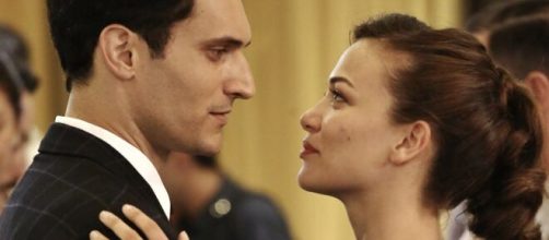 Marta e Vittorio in una scena de Il Paradiso delle Signore