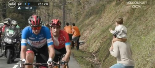 Brandon McNulty e Mikel Landa all'attacco al Giro dei Paesi Baschi.